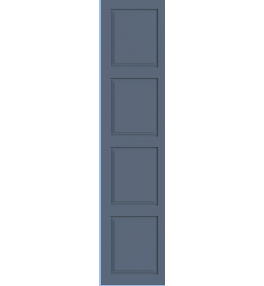 Reims - Ikea PAX Compatible Doors Matt Colonial Blue