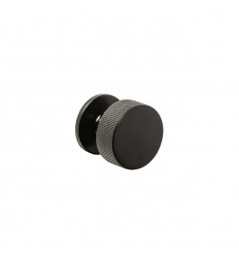 Knurled Knob Matt Black