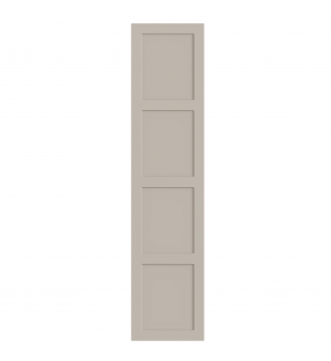 Monaco - Ikea PAX Compatible Doors White Grey