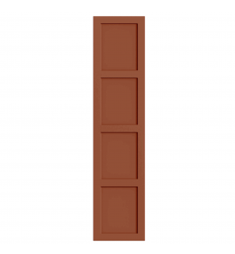 Monaco - Ikea PAX Compatible Doors Supermatt Rusty Red