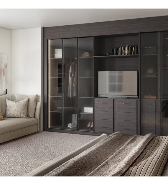 HALO - Satin Glass - Made To Measure Sliding Doors