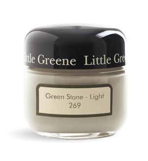 Little Greene Paints - Sample Green Stone - Pale