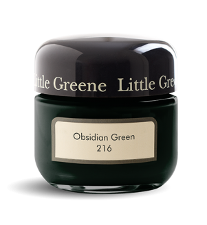 Little Greene Paints - Sample Obsidian Green