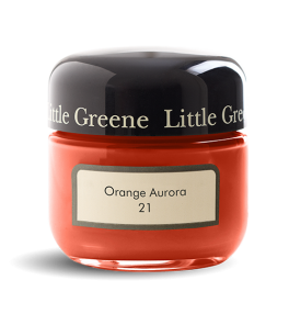 Little Greene Paints - Sample Orange Aurora