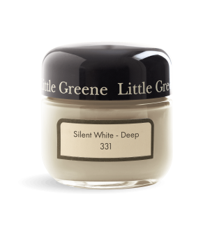 Little Greene Paints - Sample Silent White - Deep