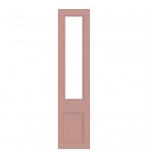 Marseille - Made to Measure - Open Frame Top Doors Matt Blush Pink
