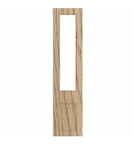 Marseille - Made to Measure - Open Frame Top Doors Halifax Natural Oak