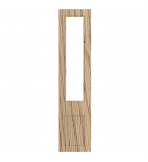 Marseille - Made to Measure - Open Frame Top Doors Halifax Natural Oak