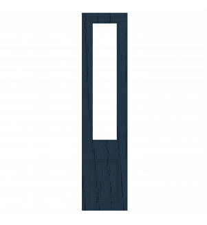 Marseille - Made to Measure - Open Frame Top Doors Paint Flow Matt Indigo Blue