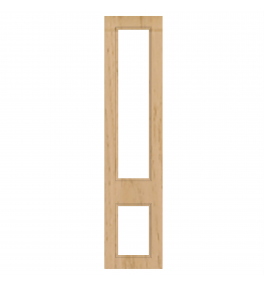 Marseille - Made to Measure - Open Frame Top and Bottom Doors Lissa Oak