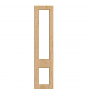 Marseille - Made to Measure - Open Frame Top and Bottom Doors Lissa Oak
