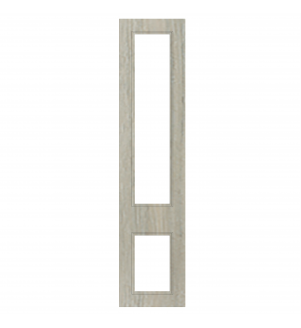 Marseille - Made to Measure - Open Frame Top and Bottom Doors Urban Oak