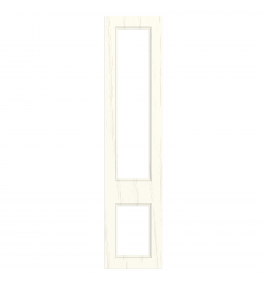 Marseille - Made to Measure - Open Frame Top and Bottom Doors Paint Flow Matt White