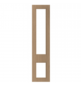 Marseille - Made to Measure - Open Frame Top and Bottom Doors Canella Oak