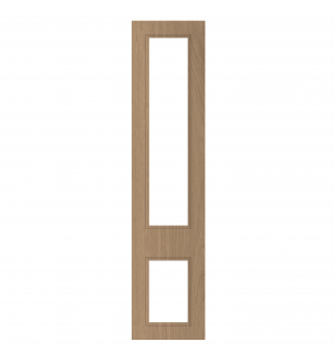 Marseille - Made to Measure - Open Frame Top and Bottom Doors Canella Oak