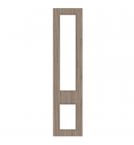 Marseille - Made to Measure - Open Frame Top and Bottom Doors Grey Vicenza Oak