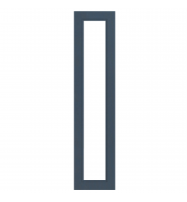 Marseille - Made to Measure - Open Frame Full Doors Supermatt Indigo Blue