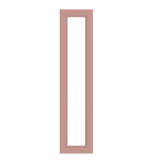 Marseille - Made to Measure - Open Frame Full Doors Matt Blush Pink