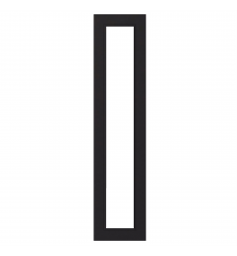Marseille - Made to Measure - Open Frame Full Doors Matt Black