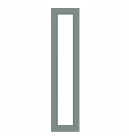 Marseille - Made to Measure - Open Frame Full Doors Matt Sage Green