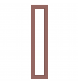 Marseille - Made to Measure - Open Frame Full Doors Supermatt Rusty Red