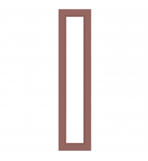 Marseille - Made to Measure - Open Frame Full Doors Supermatt Rusty Red