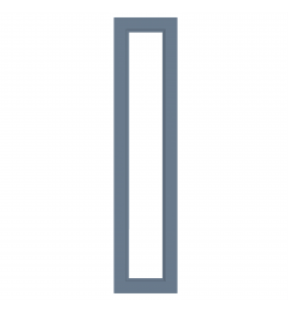 Marseille - Made to Measure - Open Frame Full Doors Misty Blue