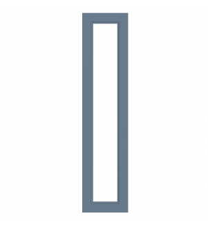 Marseille - Made to Measure - Open Frame Full Doors Misty Blue