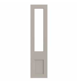 Lyon - Made to Measure - Open Frame Top Doors Matt Pebble