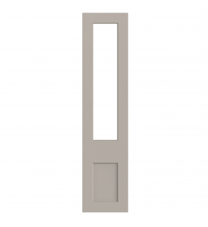 Lyon - Made to Measure - Open Frame Top Doors Matt Pebble