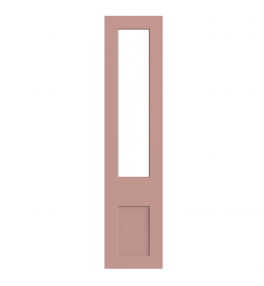 Lyon - Made to Measure - Open Frame Top Doors Matt Blush Pink