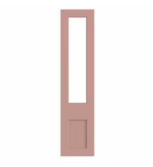 Lyon - Made to Measure - Open Frame Top Doors Matt Blush Pink