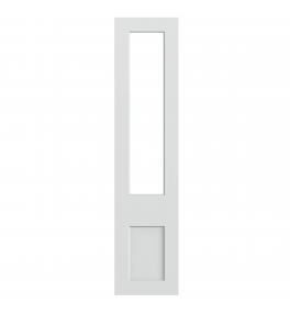 Lyon - Made to Measure - Open Frame Top Doors Porcelain White