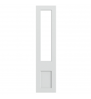 Lyon - Made to Measure - Open Frame Top Doors Porcelain White