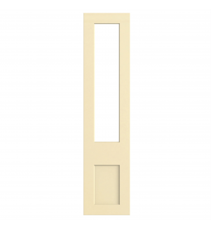 Lyon - Made to Measure - Open Frame Top Doors Hi Gloss Cream
