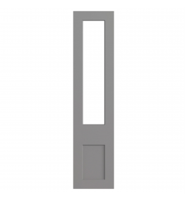 Lyon - Made to Measure - Open Frame Top Doors Hi Gloss Dust Grey
