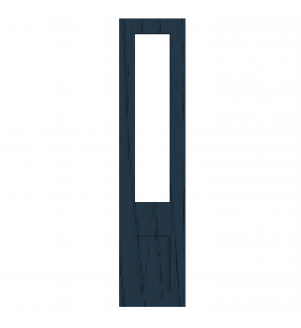 Lyon - Made to Measure - Open Frame Top Doors Paint Flow Matt Indigo Blue