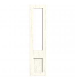Lyon - Made to Measure - Open Frame Top Doors Paint Flow Matt White