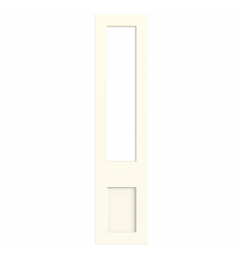 Lyon - Made to Measure - Open Frame Top Doors ANTIQUE WHITE