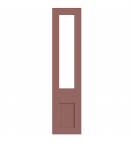 Lyon - Made to Measure - Open Frame Top Doors Supermatt Rusty Red