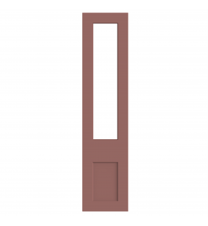 Lyon - Made to Measure - Open Frame Top Doors Supermatt Rusty Red