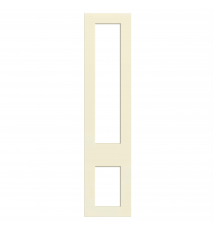 Lyon - Made to Measure - Open Frame Top and Bottom Doors Supermatt Alabaster