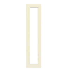 Lyon - Made to Measure - Open Frame Full Doors Supermatt Alabaster