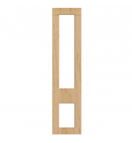 Lyon - Made to Measure - Open Frame Top and Bottom Doors Lissa Oak