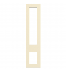 Lyon - Made to Measure - Open Frame Top and Bottom Doors Ivory