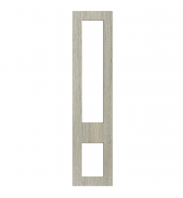 Lyon - Made to Measure - Open Frame Top and Bottom Doors Urban Oak