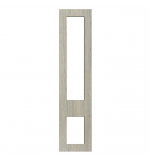 Lyon - Made to Measure - Open Frame Top and Bottom Doors Urban Oak