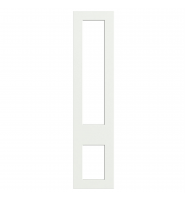 Lyon - Made to Measure - Open Frame Top and Bottom Doors Satin White