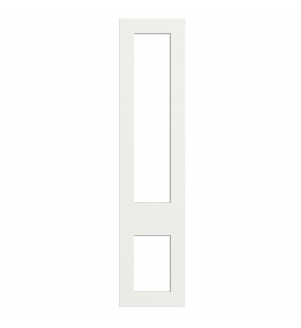 Lyon - Made to Measure - Open Frame Top and Bottom Doors Satin White