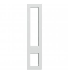 Lyon - Made to Measure - Open Frame Top and Bottom Doors Porcelain White